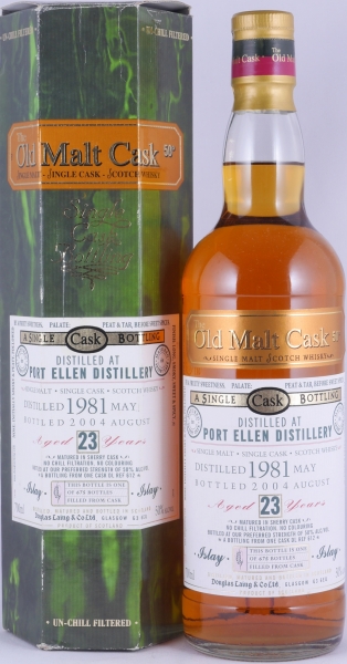 Port Ellen 1982 23 Years Sherry Cask No. DL 612 Douglas Laing Old Malt Cask Islay Single Malt Scotch Whisky 50.0%