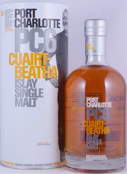 Bruichladdich Port Charlotte PC 6 2001 6 Years Cuairt-Beatha Islay Single Malt Scotch Whisky 61,6%