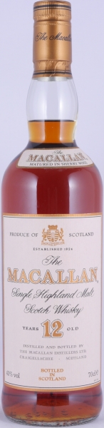 Macallan 12 Years Sherry Wood Highland Single Malt Scotch Whisky 43,0%