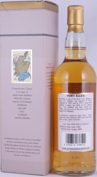 Port Ellen 1982 23 Years Refill Sherry Hogsheads Gordon und MacPhail Connoisseurs Choice Single Malt Scotch Whisky 40,0%