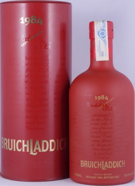 Bruichladdich 1984 22 Years Redder Still 2nd Limited Release Château Lafleur Cask Finish Islay Single Malt Scotch Whisky Cask Strength 50,4%