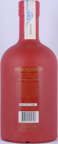 Bruichladdich 1984 22 Years Redder Still 2nd Limited Release Château Lafleur Cask Finish Islay Single Malt Scotch Whisky Cask Strength 50,4%