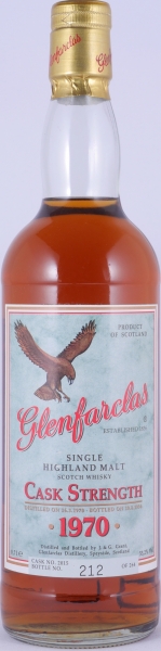Glenfarclas 1970 26 Years Sherry Cask No. 2015 The Spirit of Independence Eagle Label Highland Single Malt Scotch Whisky 53,2%