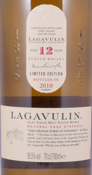 Lagavulin 12 Years 10th Special Release 2010 Limited Edition Islay Single Malt Scotch Whisky Cask Strength 56,5%