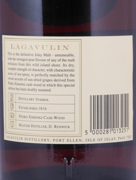 Lagavulin 1981 18 Years Distillers Edition 2000 3rd Special Release lgv.4/465 Islay Single Malt Scotch Whisky 43.0% 1.0L
