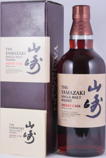 Yamazaki Sherry Cask 2016 6th Release Limited Edition Japanese Single Malt Whisky 48.0%
