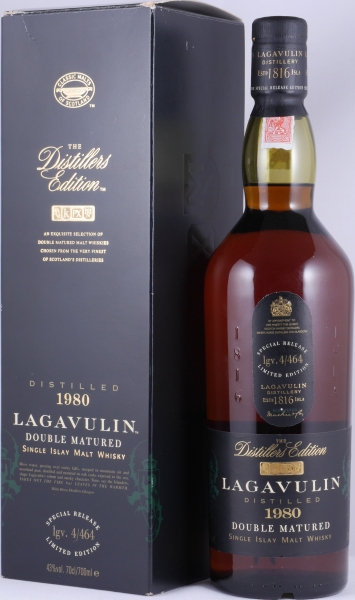 Lagavulin 1980 18 Years Distillers Edition 1999 2nd Special Release lgv.4/464 Islay Single Malt Scotch Whisky 43.0%