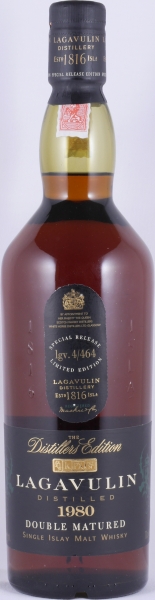 Lagavulin 1980 18 Years Distillers Edition 1999 2nd Special Release lgv.4/464 Islay Single Malt Scotch Whisky 43.0%