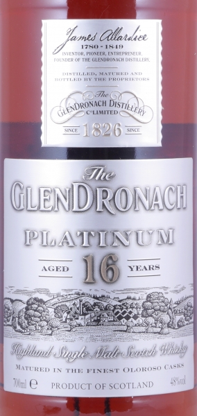 Glendronach Platinum 16 Years Oloroso Sherry Casks Release 2014 Highland Single Malt Scotch Whisky 48,0%