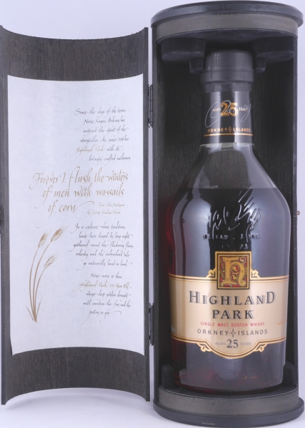 Highland Park 25 Years Release 2000 Orkney Islands Single Malt Scotch Whisky 51.5%