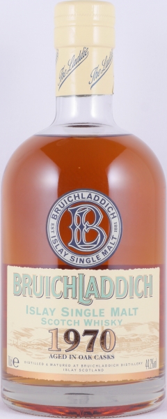 Bruichladdich 1970 31 Years 1st Fill Bourbon Cask Islay Single Malt Scotch Whisky 44.2%