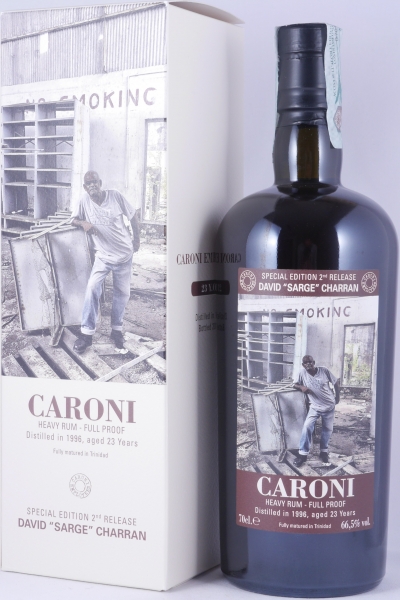 Velier Caroni 1996 23 Years Employees Special Edition 2nd Release David “Sarge” Charran Full Proof Heavy Trinidad Rum 66,5%