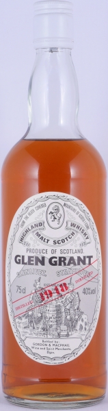 Glen Grant 1948 40 Years Sherry Cask Gordon und MacPhail Licensed Bottling Highland Single Malt Scotch Whisky 40.0%