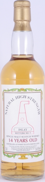 Port Ellen 14 Years Old Signatory Vintage Natural High Strength Bottling No. 9 Islay Single Malt Scotch Whisky 56,4%