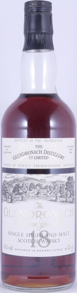 Glendronach 1972 18 Year Old Sherry Casks Highland Single Malt Scotch Whisky 43.0%