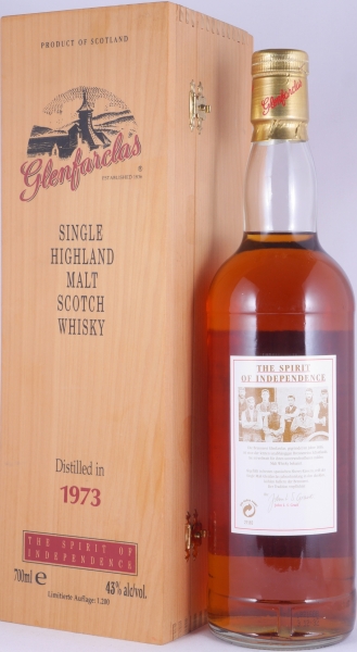 Glenfarclas 1973 24 Years Sherry Casks The Spirit of Independence Highland Single Malt Scotch Whisky 43,0%
