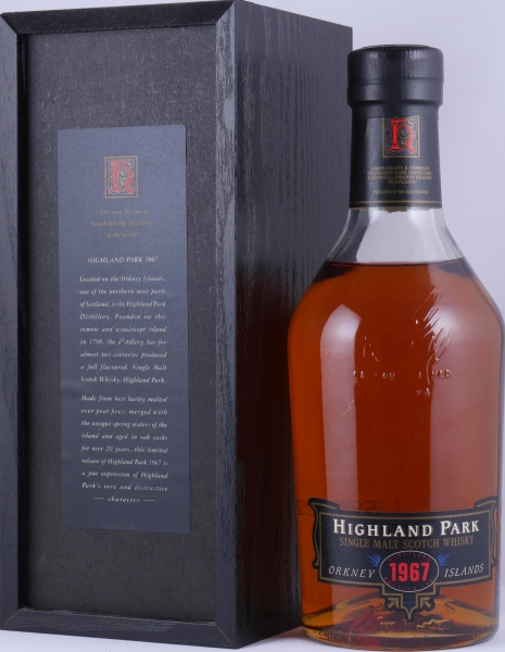Highland Park 1967 24 Years Oak Casks Limited Release Orkney Islands Single Malt Scotch Whisky 43.0%