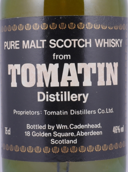 Tomatin 1962 22 Years Cadenhead Green Dumpy Bottle Highland Pure Malt Scotch Whisky 46,0%