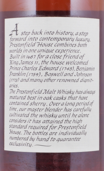 Bowmore 1965 22 Years Sherry Cask No. 47 Prestonfield House Islay Single Malt Scotch Whisky 43,0%
