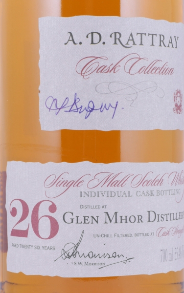 Glen Mhor 1982 26 Years Bourbon Cask No. 1216 Individual Single Cask Bottling Highland Single Malt Scotch Whisky 55.4%