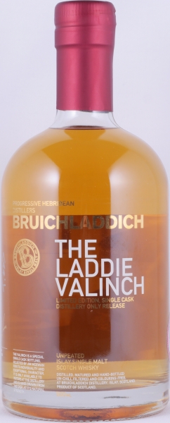 Bruichladdich 1992 22 Years Bourbon/Calvados Cask No. 002 R10/177 The Laddie Crew Valinch 11 Raymond Tibbs Islay Single Malt Scotch Whisky 49.9%