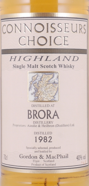 Brora 1982 15 Years Gordon und MacPhail Connoisseurs Choice Highland Single Malt Scotch Whisky Gold Screw Cap 40,0%