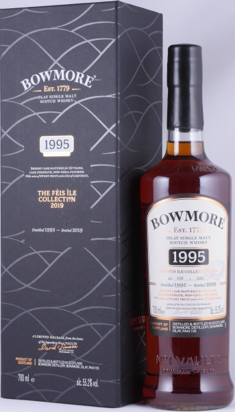 Bowmore 1995 23 Years Oloroso Sherry Cask Feis Ile 2019 Limited Edition Islay Single Malt Scotch Whisky 55,2%