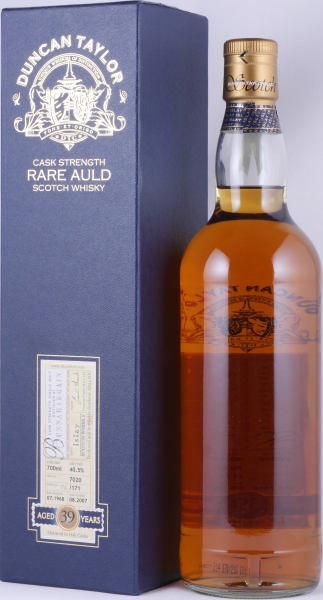 Bunnahabhain 1968 39 Years Oak Cask No. 7020 Duncan Taylor Cask Strength Rare Auld Islay Single Malt Scotch Whisky 40,5%