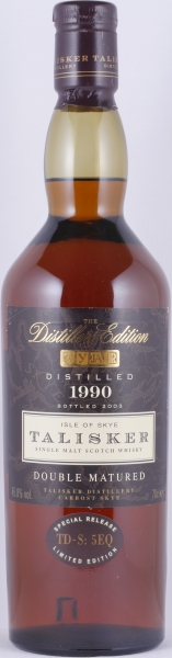 Talisker 1990 13 Years Distillers Edition 2003 Special Release TD-S: 5EQ Isle of Skye Single Malt Scotch Whisky 45.8%