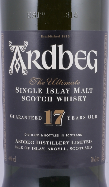 Ardbeg 17 Years Release 1997 Limited Edition Islay Single Malt Scotch Whisky 40,0%