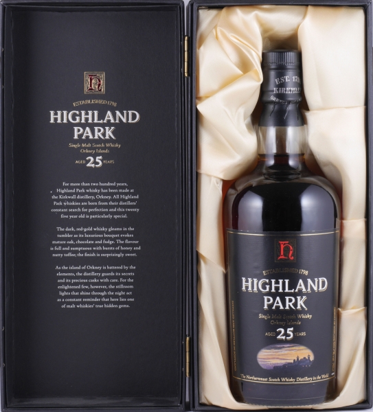 Highland Park 25 Years Sherry Cask Release 2004 Orkney Islands Single Malt Scotch Whisky 50,7%