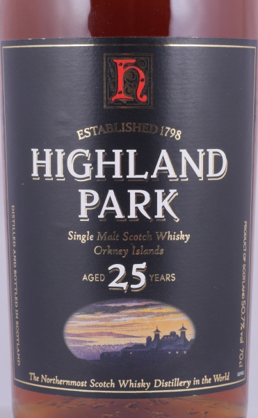 Highland Park 25 Years Sherry Cask Release 2004 Orkney Islands Single Malt Scotch Whisky 50,7%