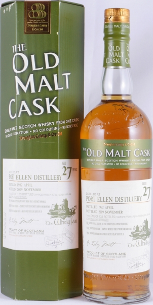 Port Ellen 1982 27 Years Refill Hogshead Cask No. DL 4904 Douglas Laing Old Malt Cask Islay Single Malt Scotch Whisky 55.2%