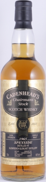 Glenfiddich 1965 35 Years Bourbon Hogshead Cadenheads Chairmans Stock Speyside Single Malt Scotch Whisky 49.1%