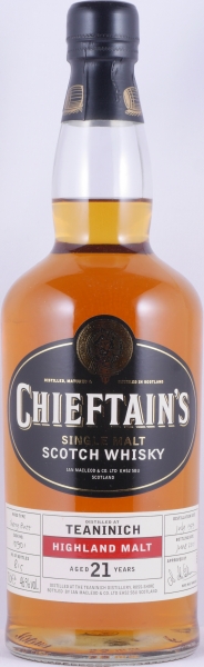 Teaninich 1979 21 Years Sherry Cask No. 10901 Ian McLeod Chieftains Choice Highland Single Malt Scotch Whisky 46.0%