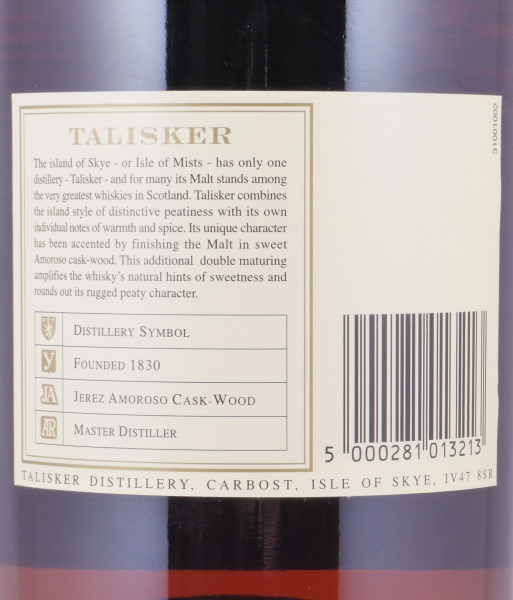 Talisker 1991 14 Years Distillers Edition 2005 Special Release TD-S: 5GS Isle of Skye Single Malt Scotch Whisky 45.8% 1.0L