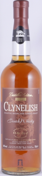 Clynelish 1991 15 Years Distillers Edition 2006 Special Release Cl-Br: 169-If Highland Single Malt Scotch Whisky 46.0%