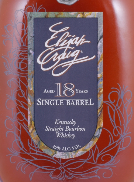 Elijah Craig 1991 18 Years Single Barrel No. 2964 Kentucky Straight Bourbon Whiskey 45,0%