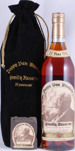 Pappy Van Winkles 23 Years #F-3647 Family Reserve Release 2015 Kentucky Straight Bourbon Whiskey 47,8%