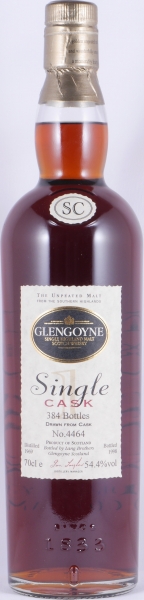 Glengoyne 1969 29 Years Sherry Cask No. 4464 Lang Brothers Highland Single Malt Scotch Whisky 54.4%