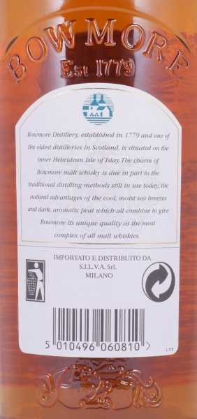 Bowmore Legend of the Princess Giant Millenium Limited Edition 6. Release 8 Years Islay Single Malt Scotch Whisky 40.0%