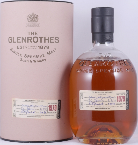 Glenrothes 1979 14 Years Vintage Limited Edition Speyside Single Malt Scotch Whisky 43.0%