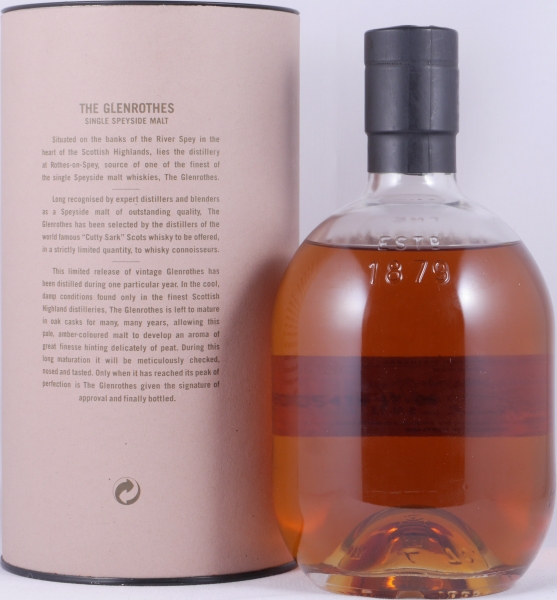 Glenrothes 1979 14 Years Vintage Limited Edition Speyside Single Malt Scotch Whisky 43.0%