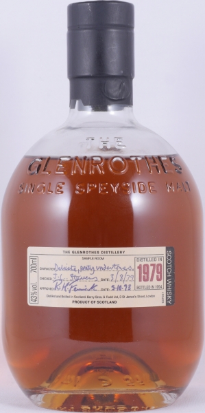 Glenrothes 1979 14 Years Vintage Limited Edition Speyside Single Malt Scotch Whisky 43.0%