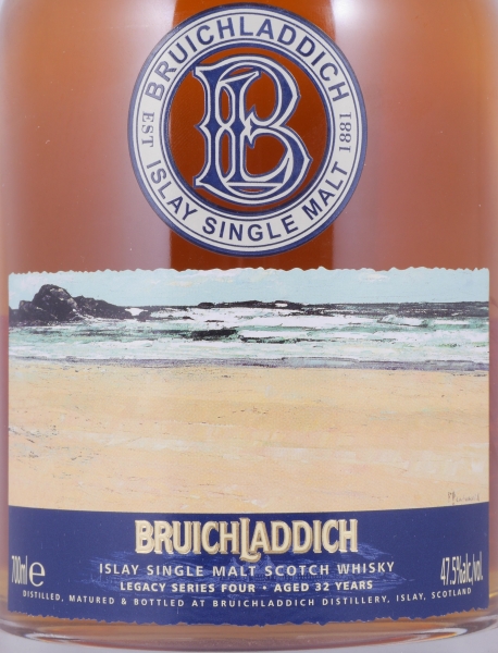 Bruichladdich Legacy Series Four 32 Years Islay Single Malt Scotch Whisky Cask Strength 47.5%