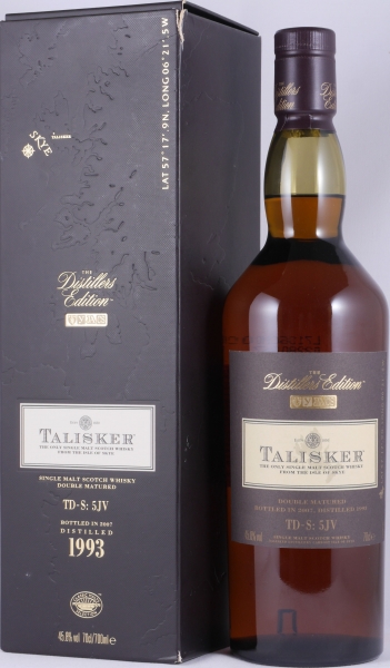 Talisker 1993 14 Years Distillers Edition 2007 Special Release TD-S: 5JV Isle of Skye Single Malt Scotch Whisky 45,8%
