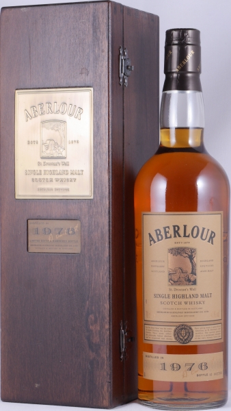 Aberlour 1976 22 Years 1st Fill American Oak Bourbon Casks Limited Edition Highland Single Malt Scotch Whisky 43.0%