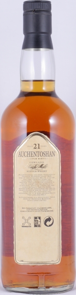 Auchentoshan 21 Years Bourbon and Sherry Casks The Triple Distilled Lowland Single Malt Scotch Whisky 43.0%