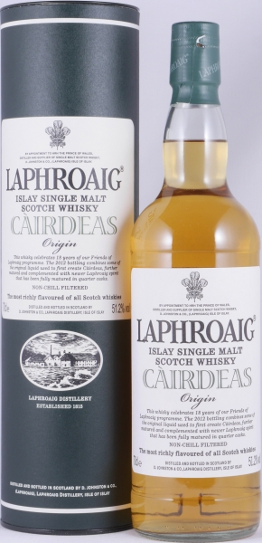 Laphroaig Cairdeas Feis Ile 2012 Limited Edition Islay Single Malt Scotch Whisky Cask Strength 51,2%
