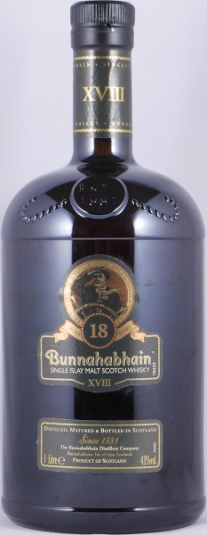 Bunnahabhain XVIII 18 Years Limited Release Islay Single Malt Scotch Whisky 43,0% 1,0 L